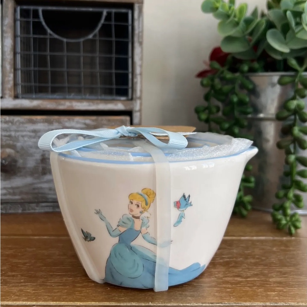 New Rae Dunn Disney Cinderella Measuring Cup Set